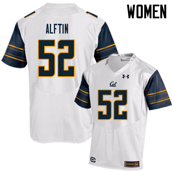 Women #52 Nick Alftin Cal Bears UA College Football Jerseys Sale-White